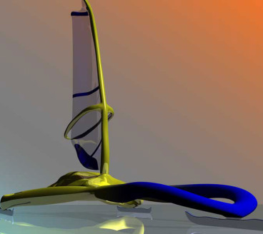 Award-winning RC Iceboat